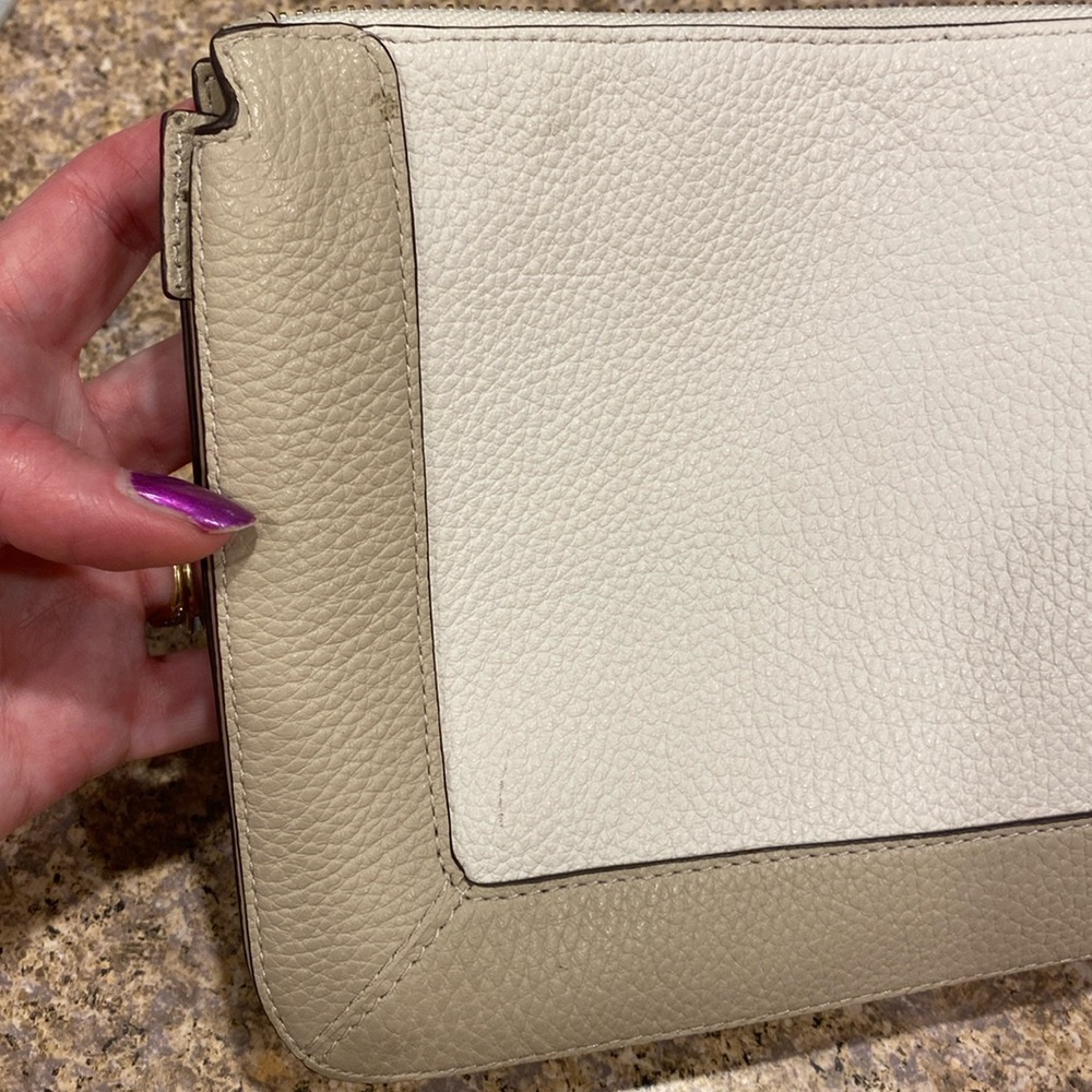 Kate Spade Lena Colorblock Pebbled Leather KH444  NO STRAP And OTHER FLAWS Bag - Picture 8 of 17